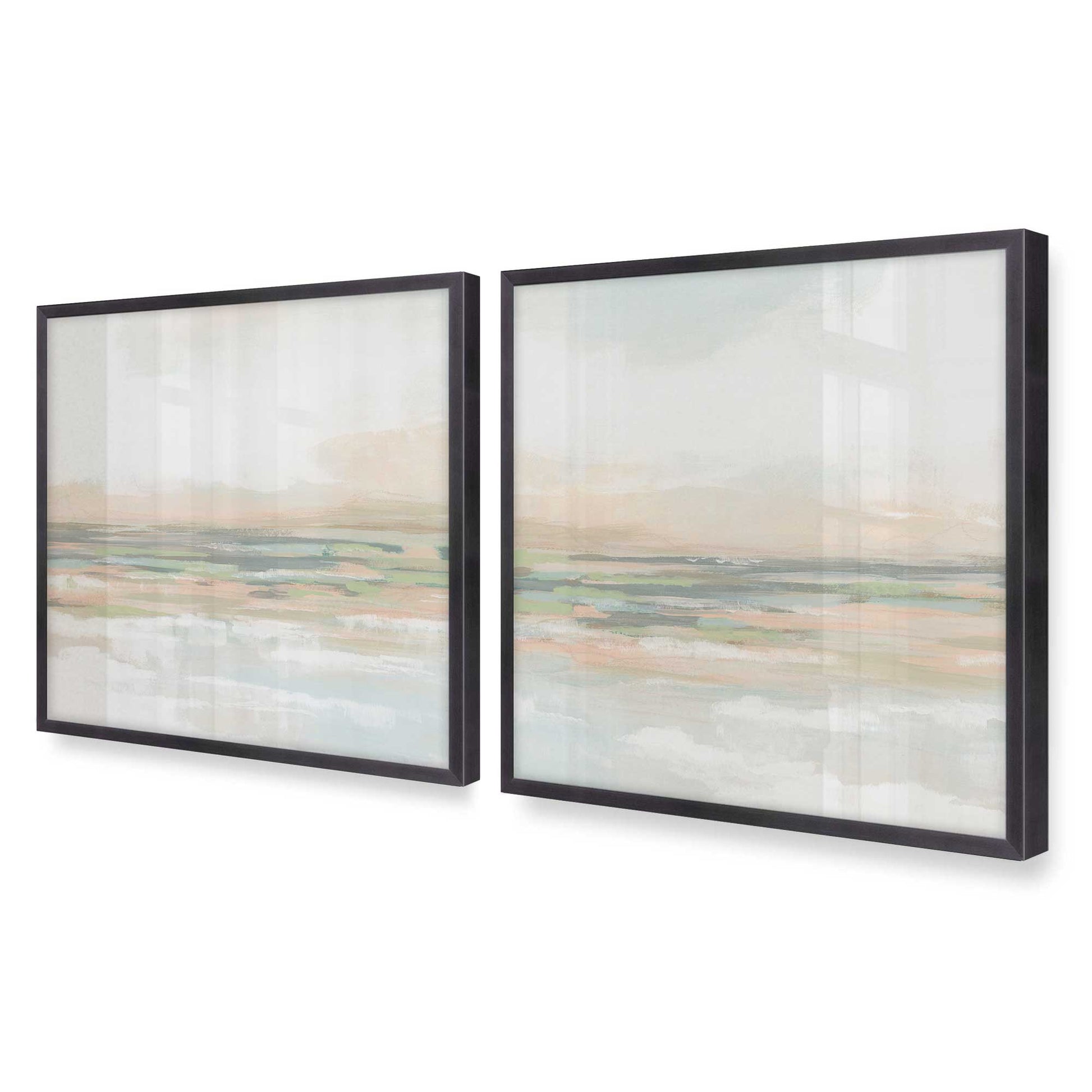 [Color:Weathered Zinc], Picture of art in a Weathered Zinc frame of the corner