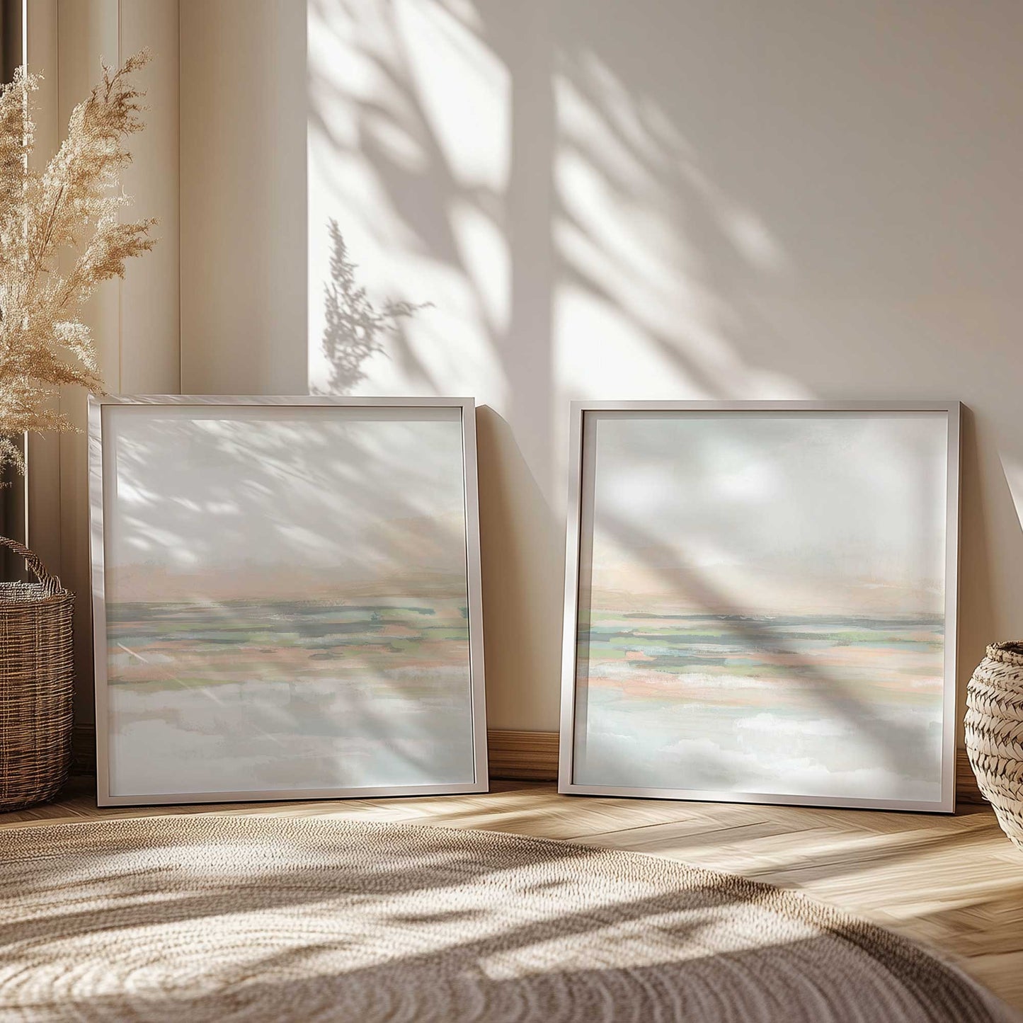 [Color:Satin Black], Picture of art in a Satin Black frame