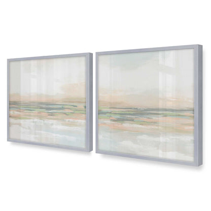 [Color:Polished Chrome], Picture of art in a Polished Chrome frame of the corner