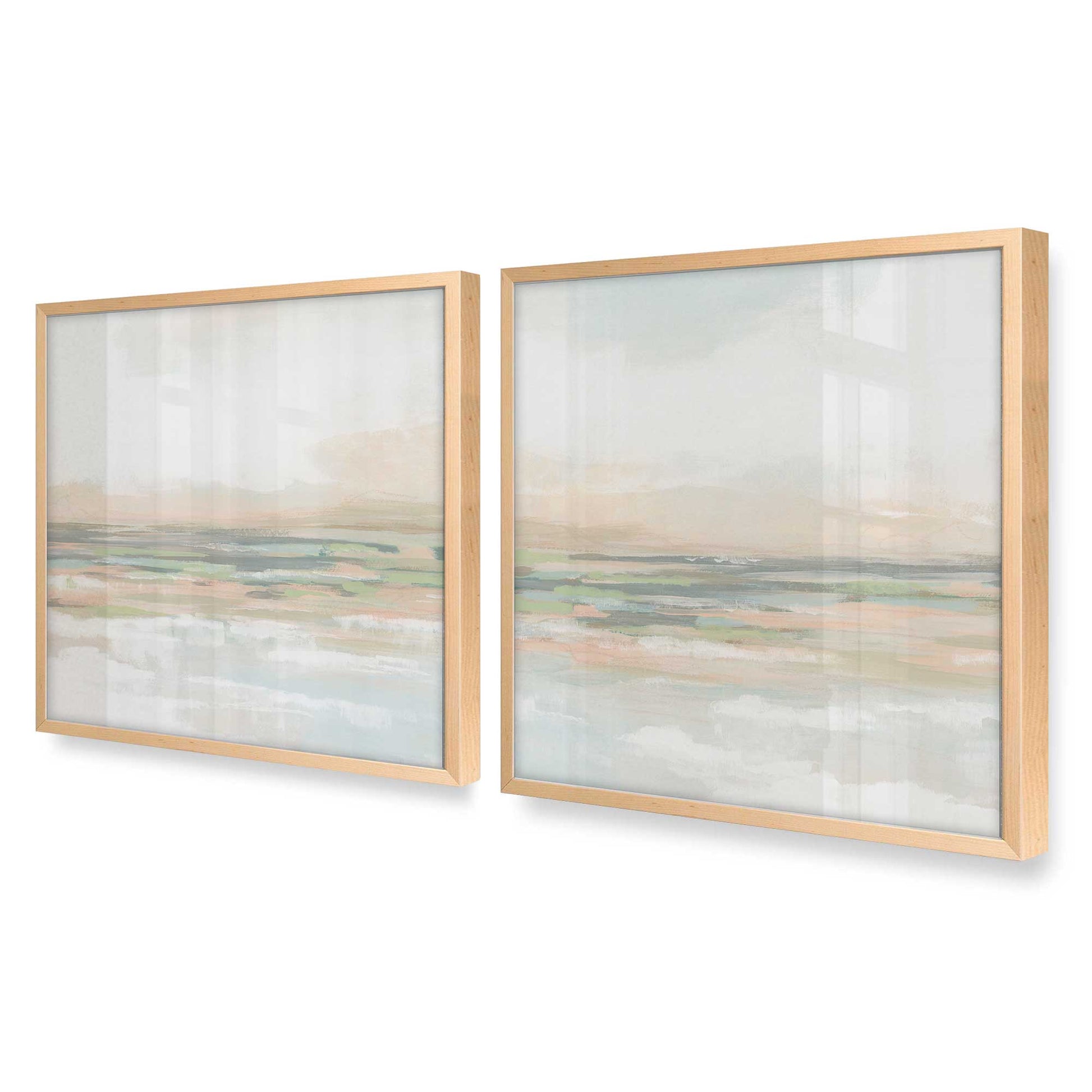 [Color:Raw Maple], Picture of art in a Raw Maple frame at an angle