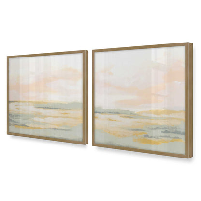 [Color:Brushed Gold], Picture of art in a Brushed Gold frame of the corner