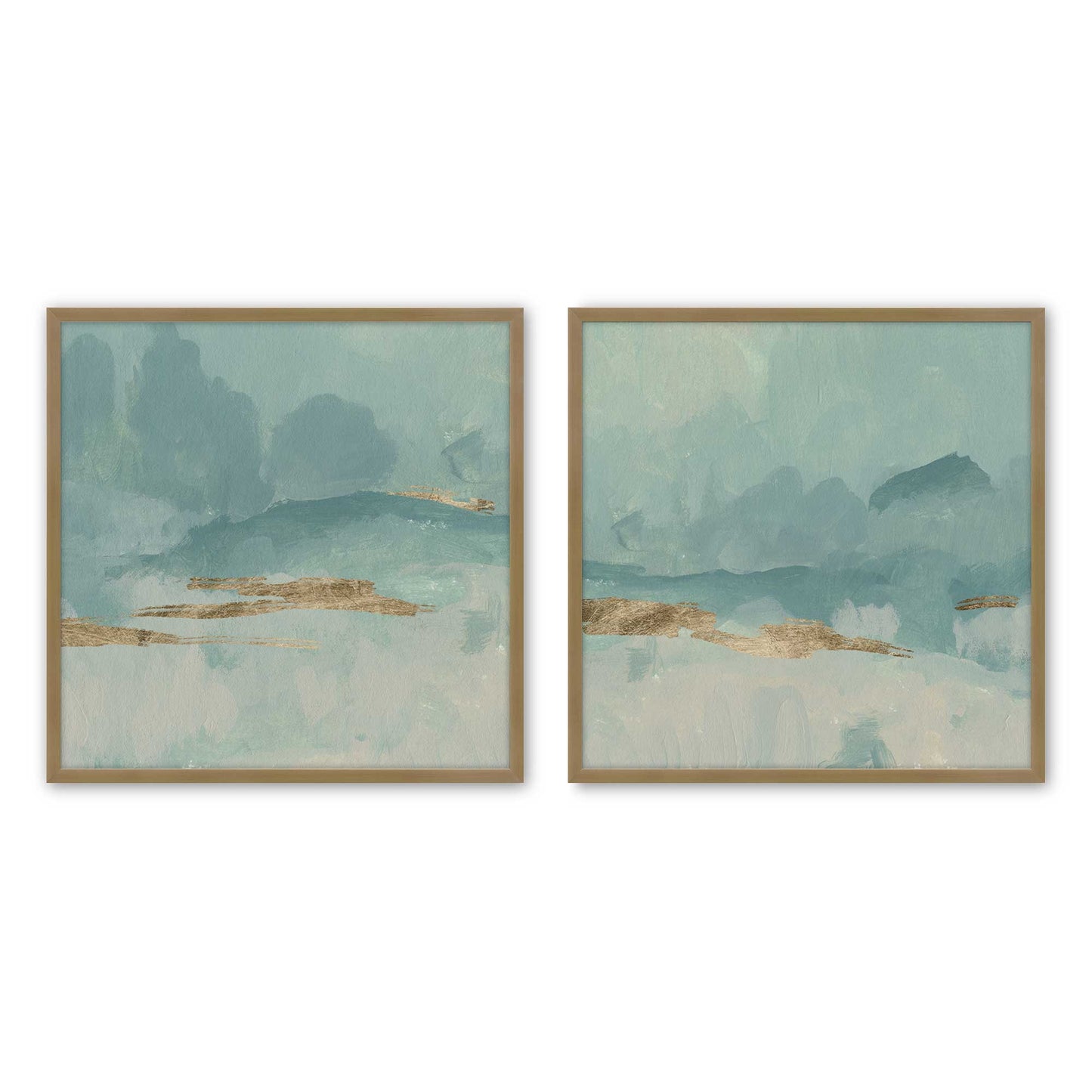 [Color:Brushed Gold], Picture of art in a Brushed Gold frame