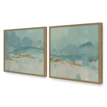 [Color:Brushed Gold], Picture of art in a Brushed Gold frame of the corner