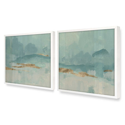 [Color:Opaque White], Picture of art in a Opaque White frame at an angle