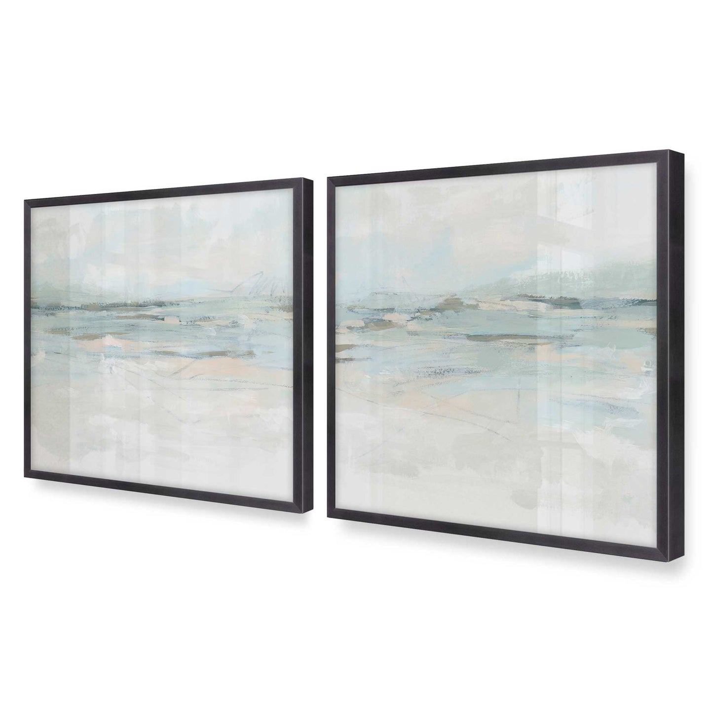 [Color:Weathered Zinc], Picture of art in a Weathered Zinc frame of the corner