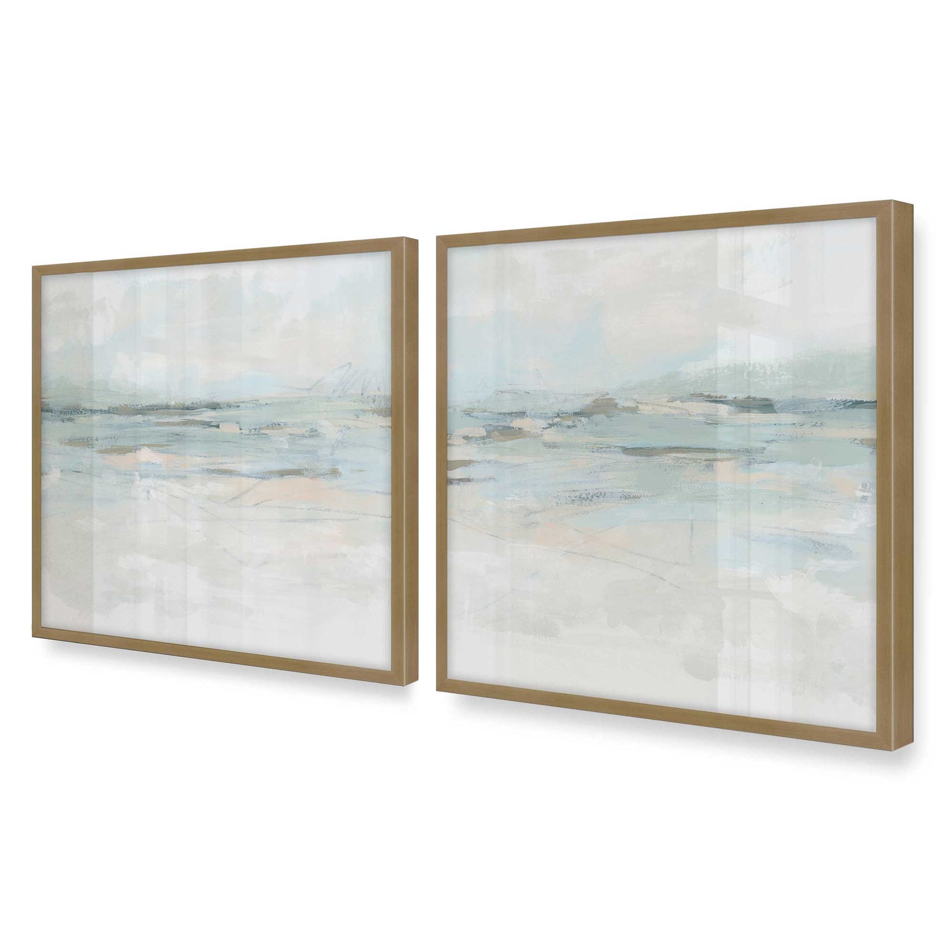 [Color:Brushed Gold], Picture of art in a Brushed Gold frame of the corner