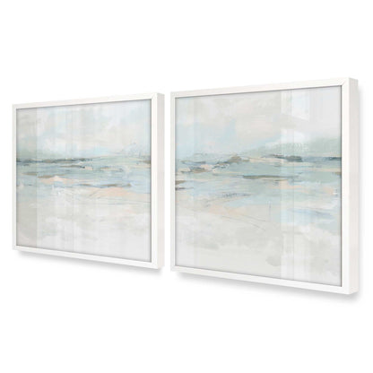 [Color:Opaque White], Picture of art in a Opaque White frame at an angle