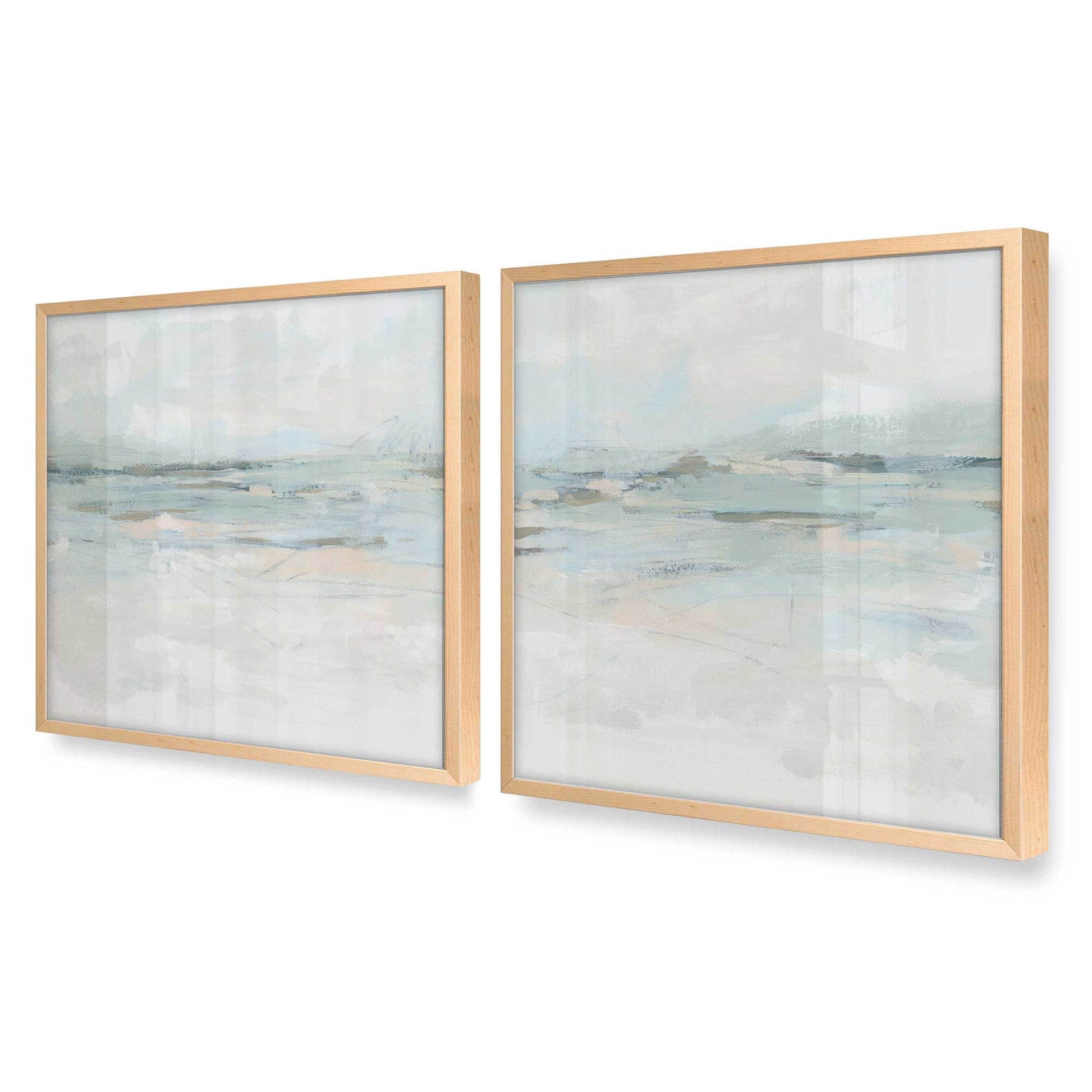 [Color:Raw Maple], Picture of art in a Raw Maple frame at an angle