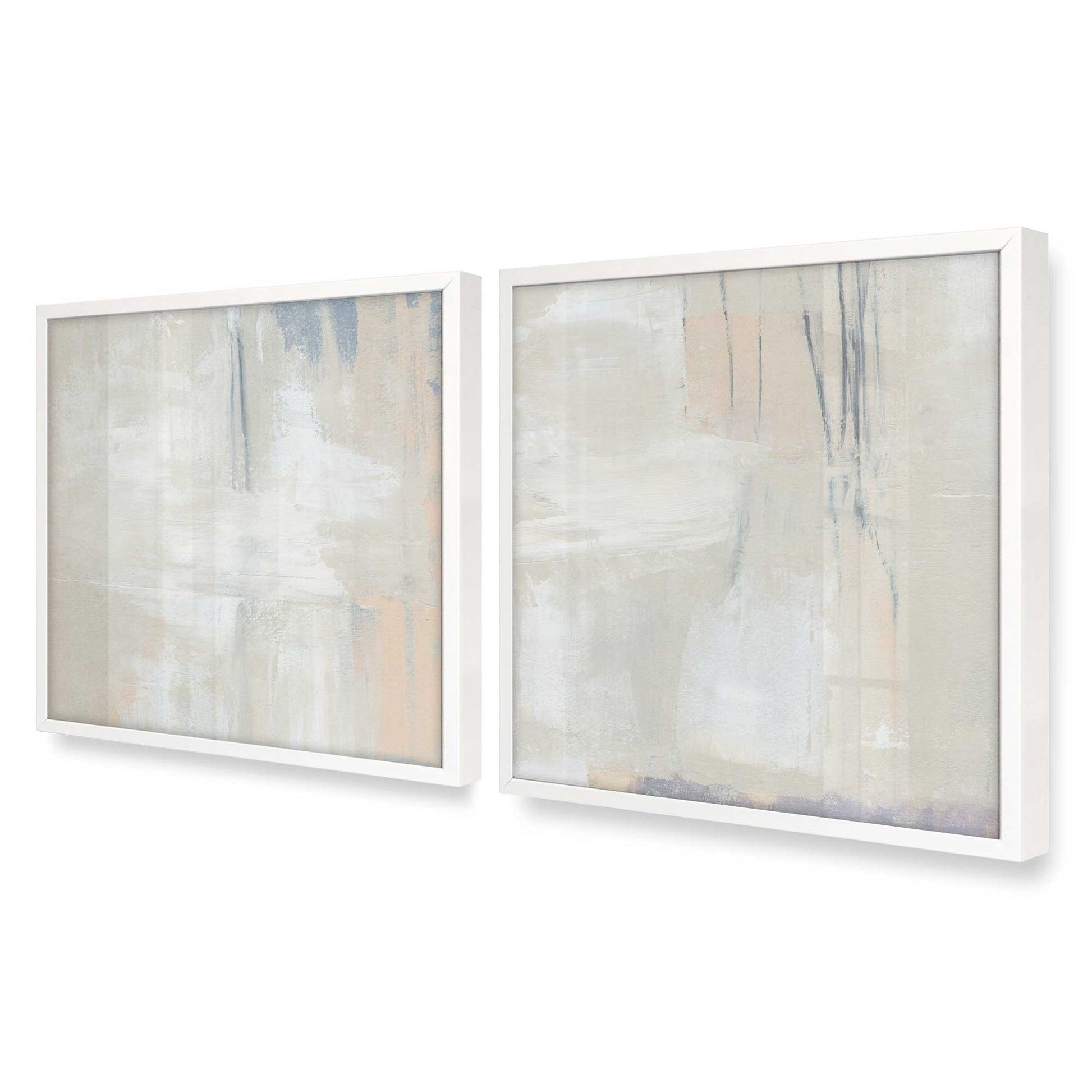 [Color:Opaque White], Picture of art in a Opaque White frame at an angle