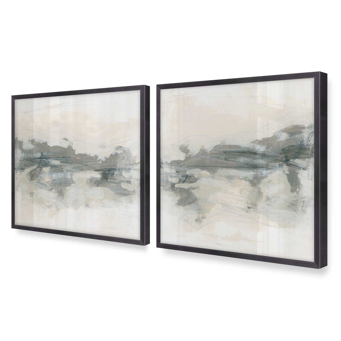 [Color:Weathered Zinc], Picture of art in a Weathered Zinc frame of the corner