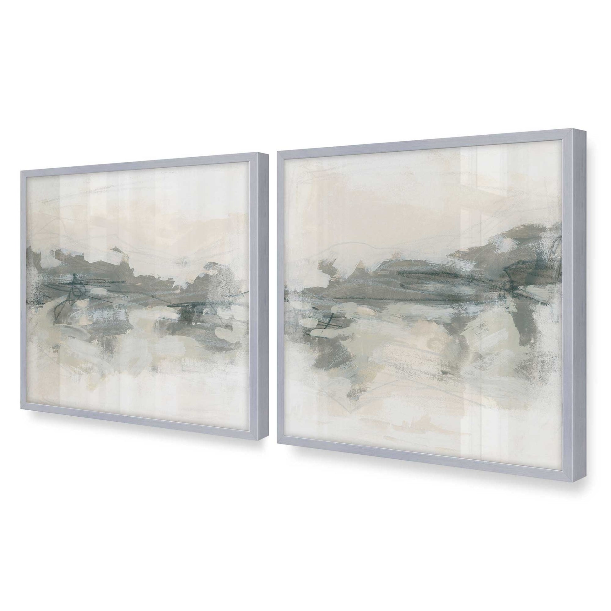 [Color:Polished Chrome], Picture of art in a Polished Chrome frame of the corner