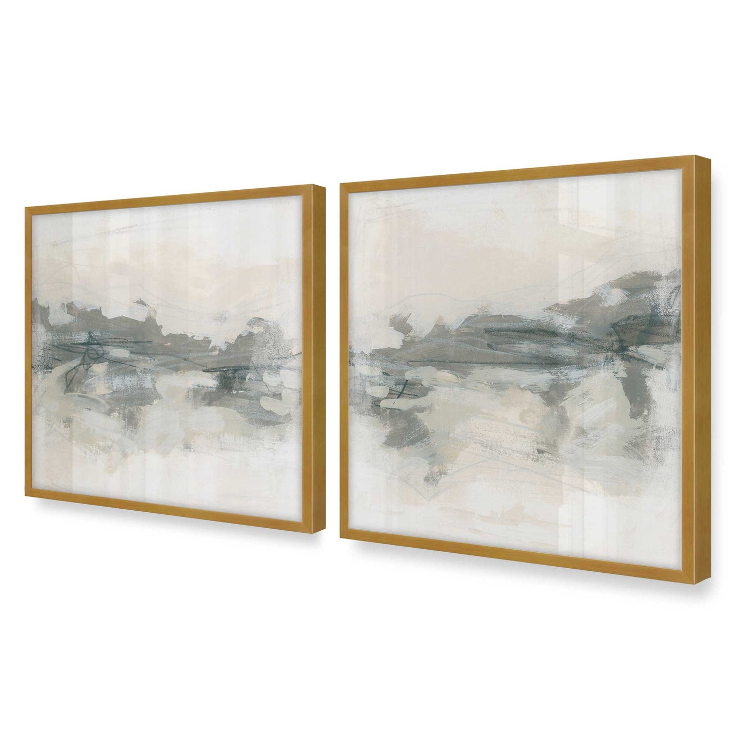 [Color:Polished Gold], Picture of art in a Polished Gold frame of the corner