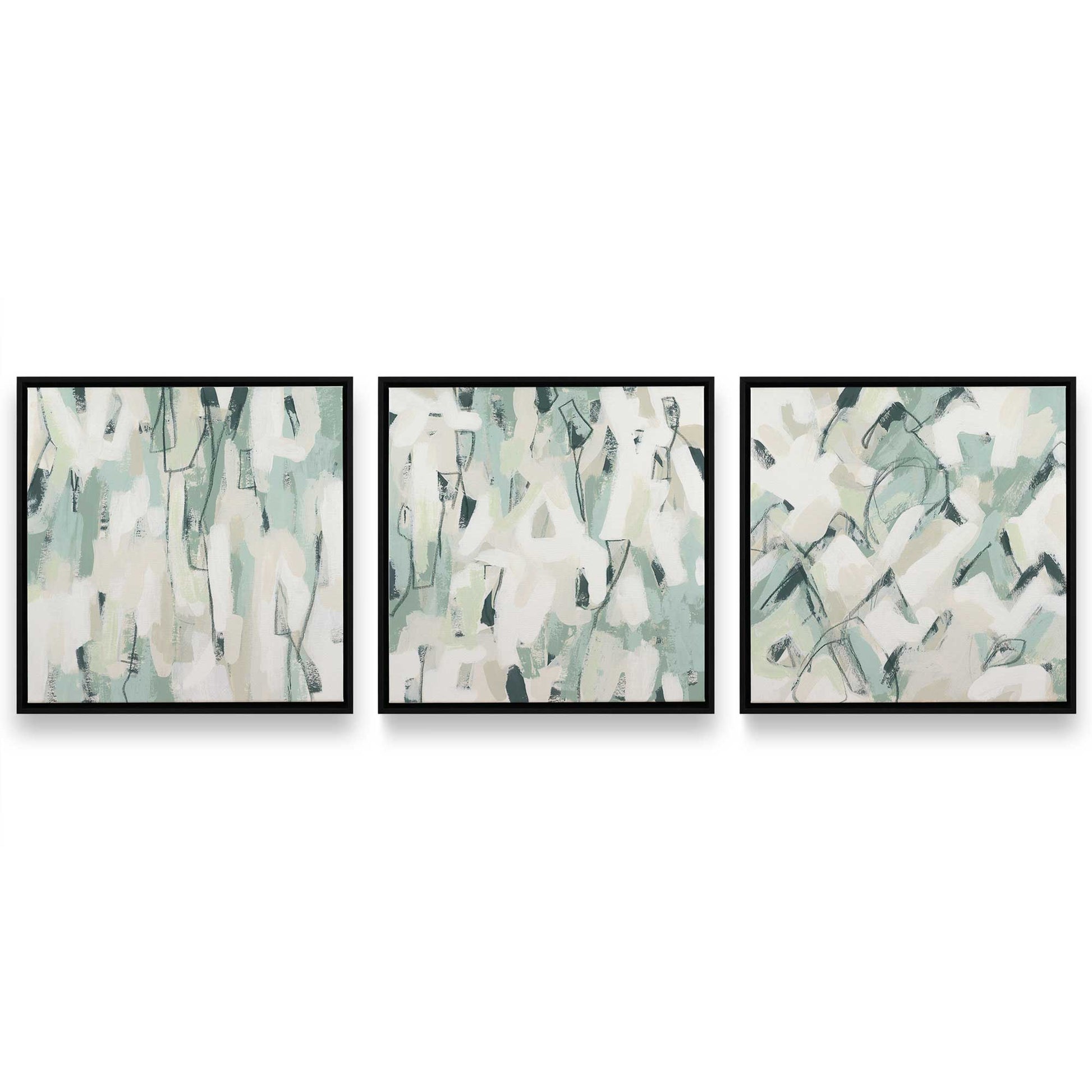 [Color:Satin Black], Picture of art in a Satin Black frame