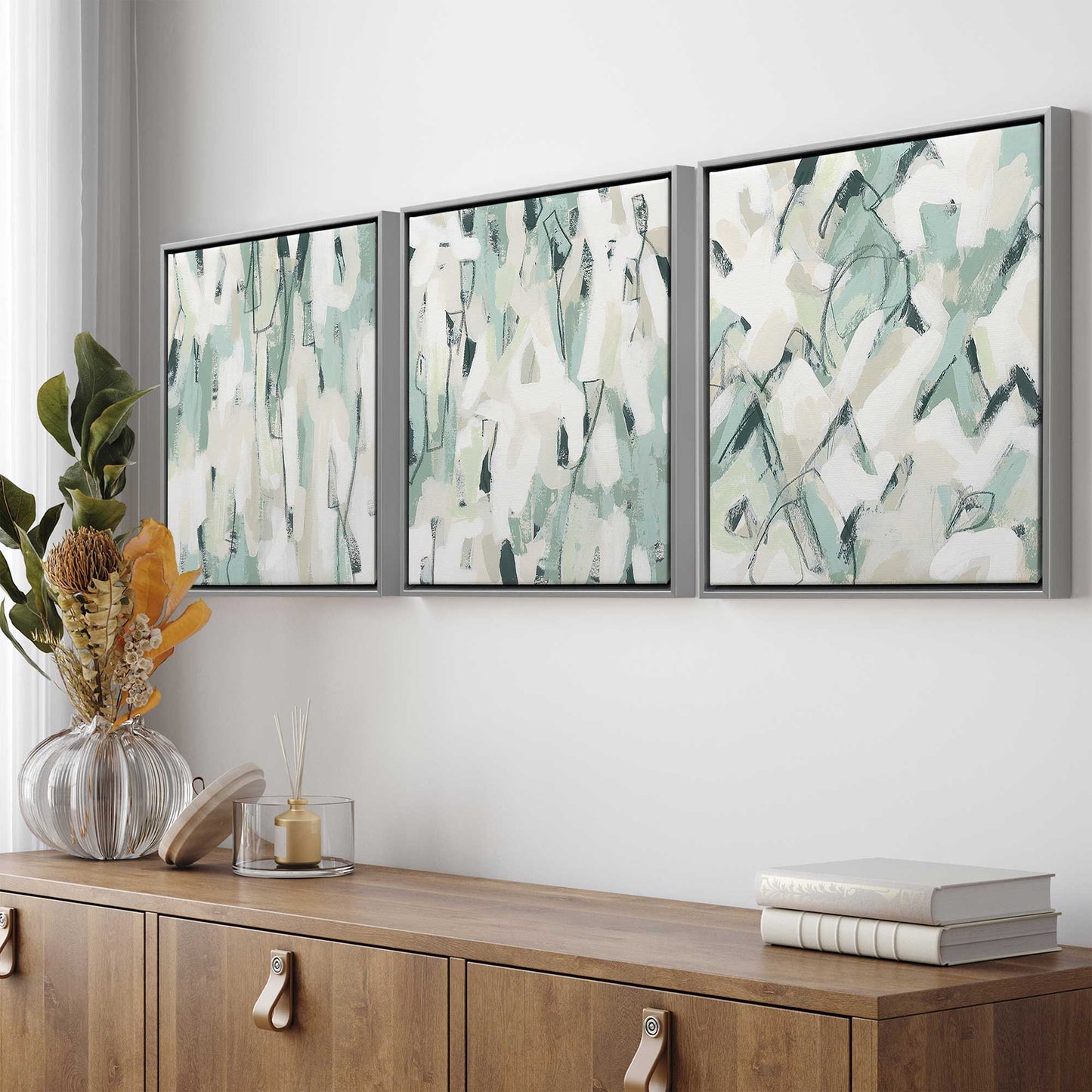 [Color:Opaque White], Picture of art in a White frame