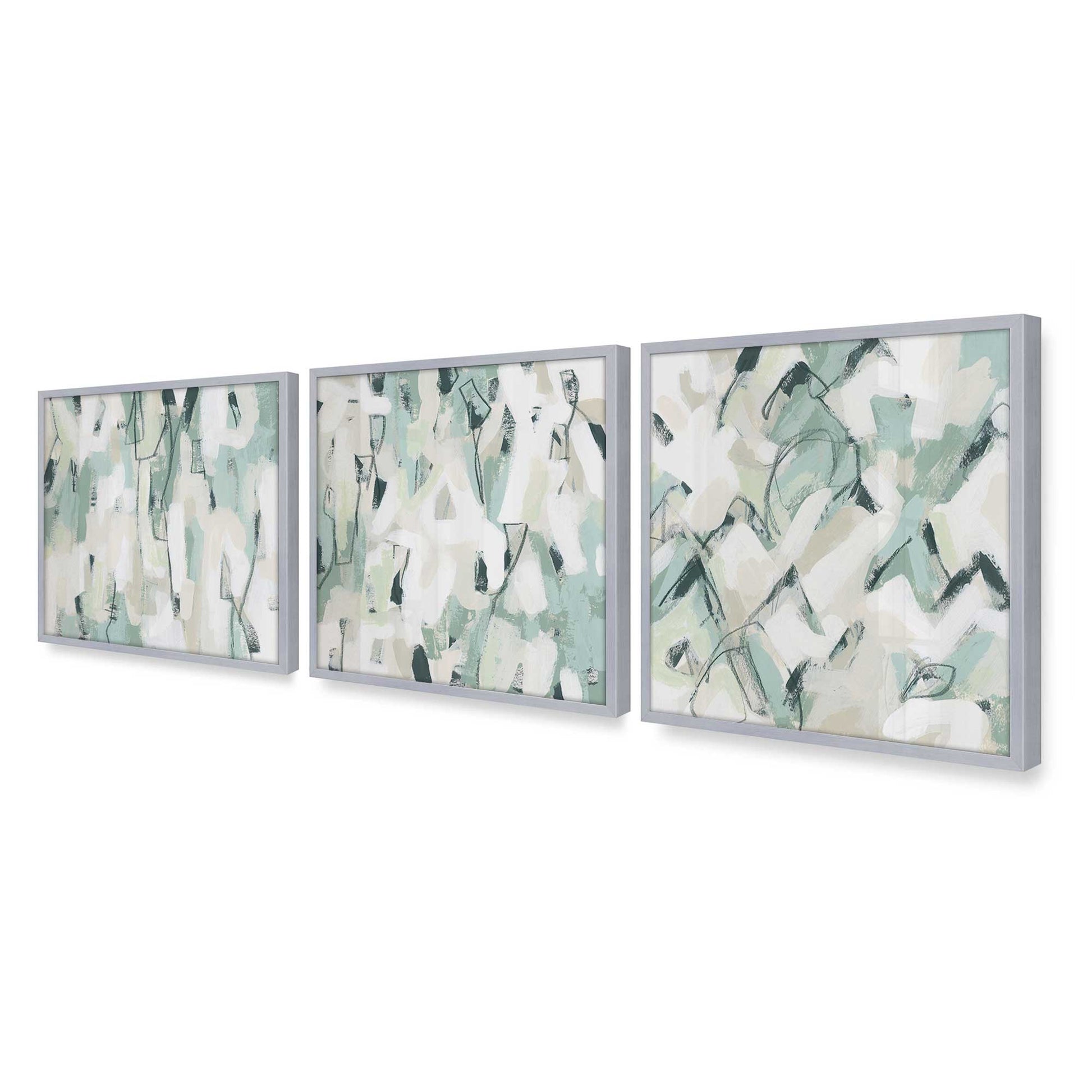 [Color:Polished Chrome], Picture of art in a Polished Chrome frame of the corner