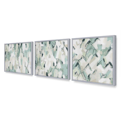 [Color:Polished Chrome], Picture of art in a Polished Chrome frame of the corner