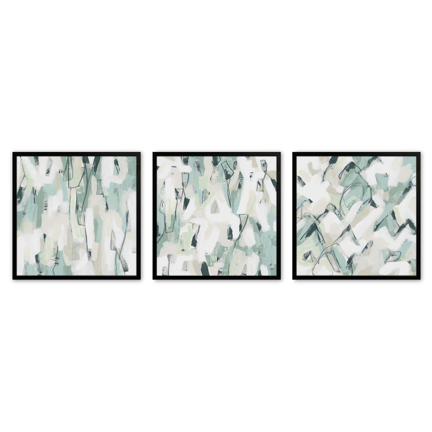 [Color:Satin Black], Picture of art in a Satin Black frame