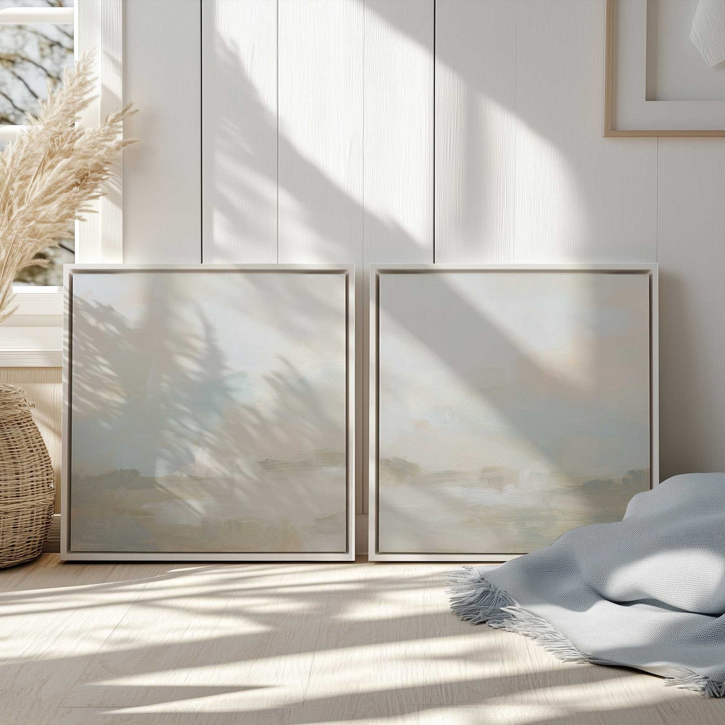 [Color:Opaque White], Picture of art in a White frame