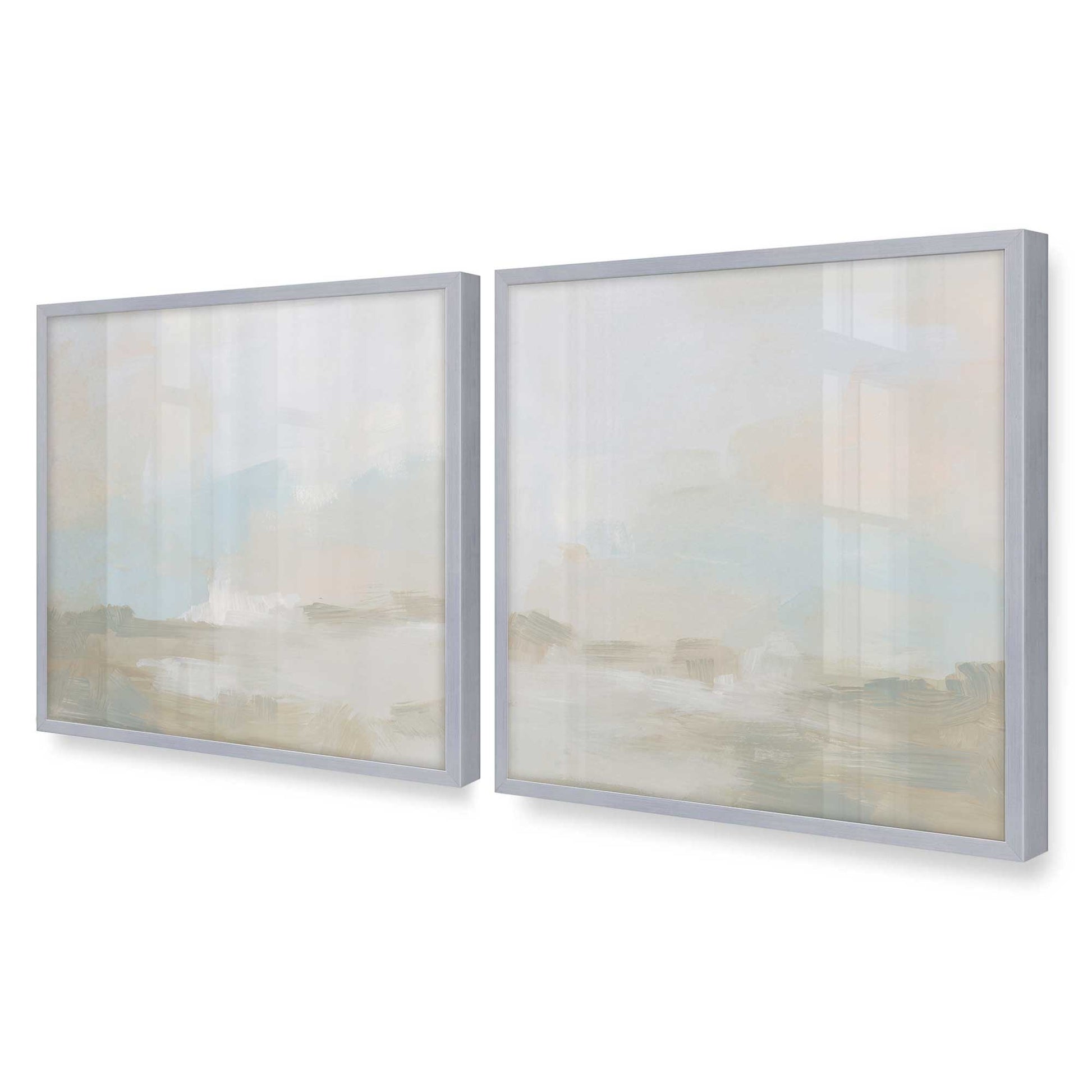 [Color:Polished Chrome], Picture of art in a Polished Chrome frame of the corner