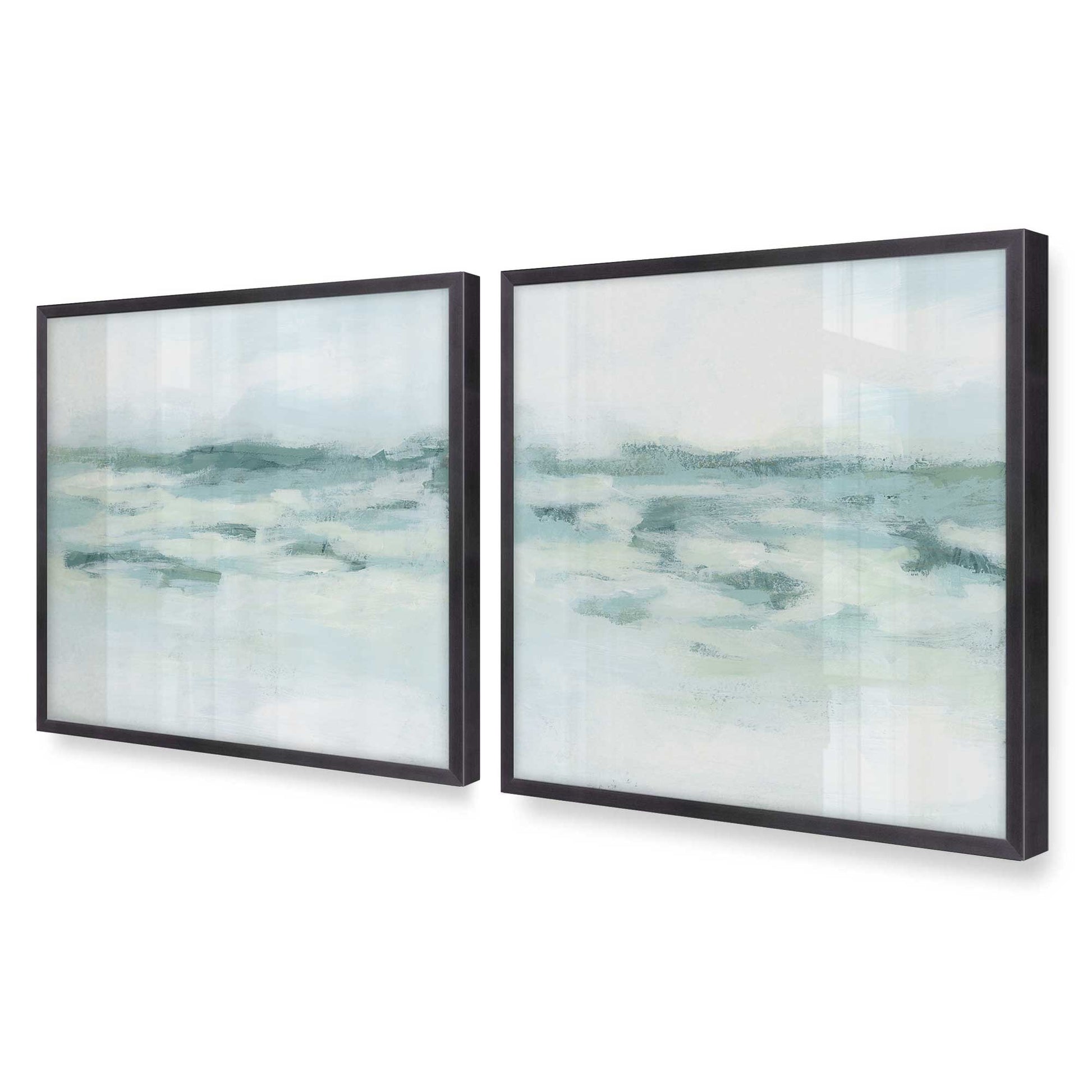 [Color:Weathered Zinc], Picture of art in a Weathered Zinc frame of the corner