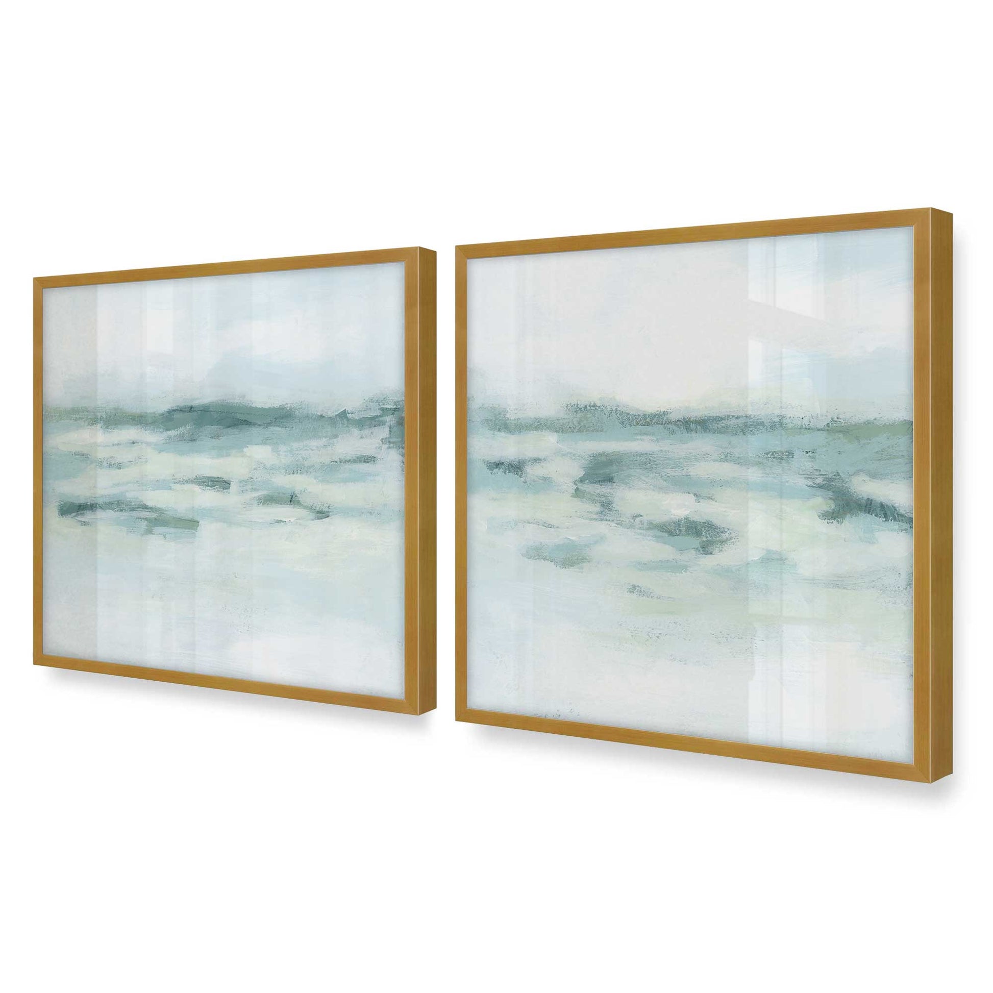 [Color:Polished Gold], Picture of art in a Polished Gold frame of the corner