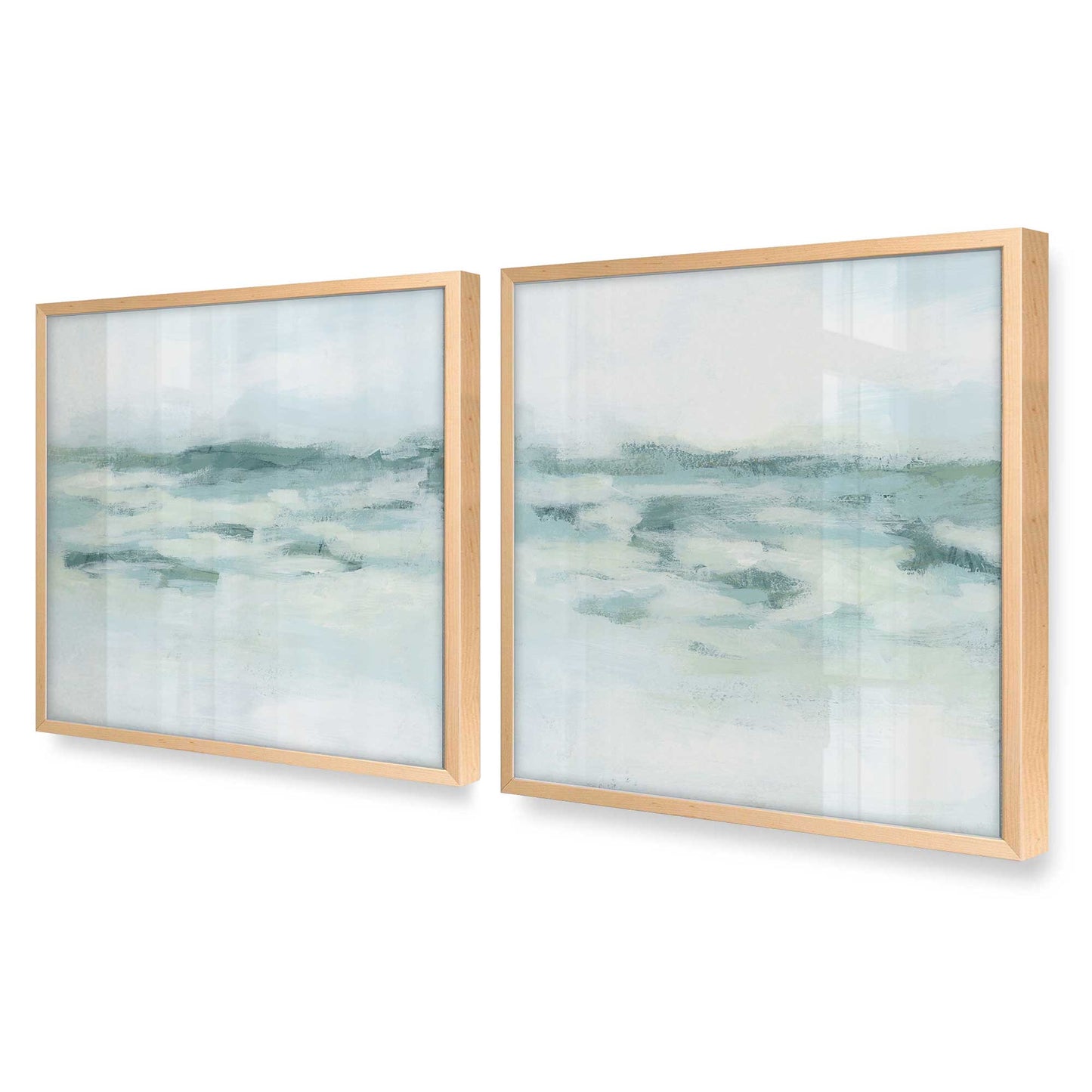 [Color:Raw Maple], Picture of art in a Raw Maple frame at an angle