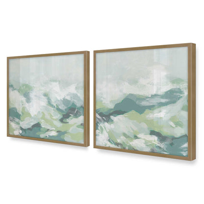 [Color:Brushed Gold], Picture of art in a Brushed Gold frame of the corner