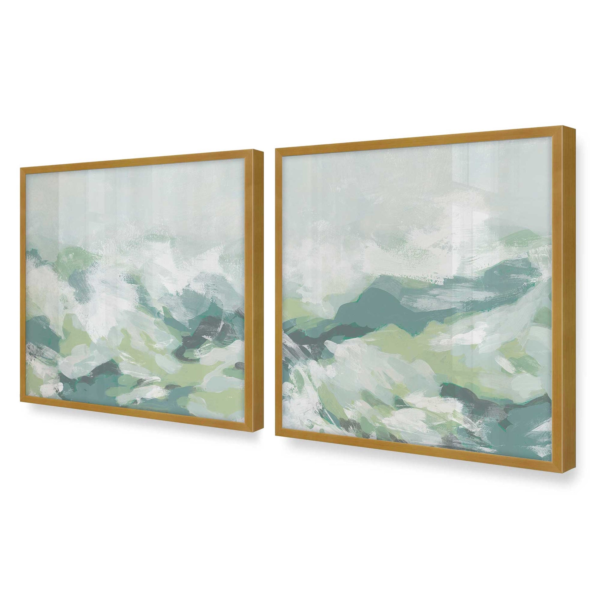 [Color:Polished Gold], Picture of art in a Polished Gold frame of the corner