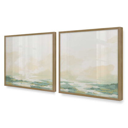 [Color:Brushed Gold], Picture of art in a Brushed Gold frame of the corner