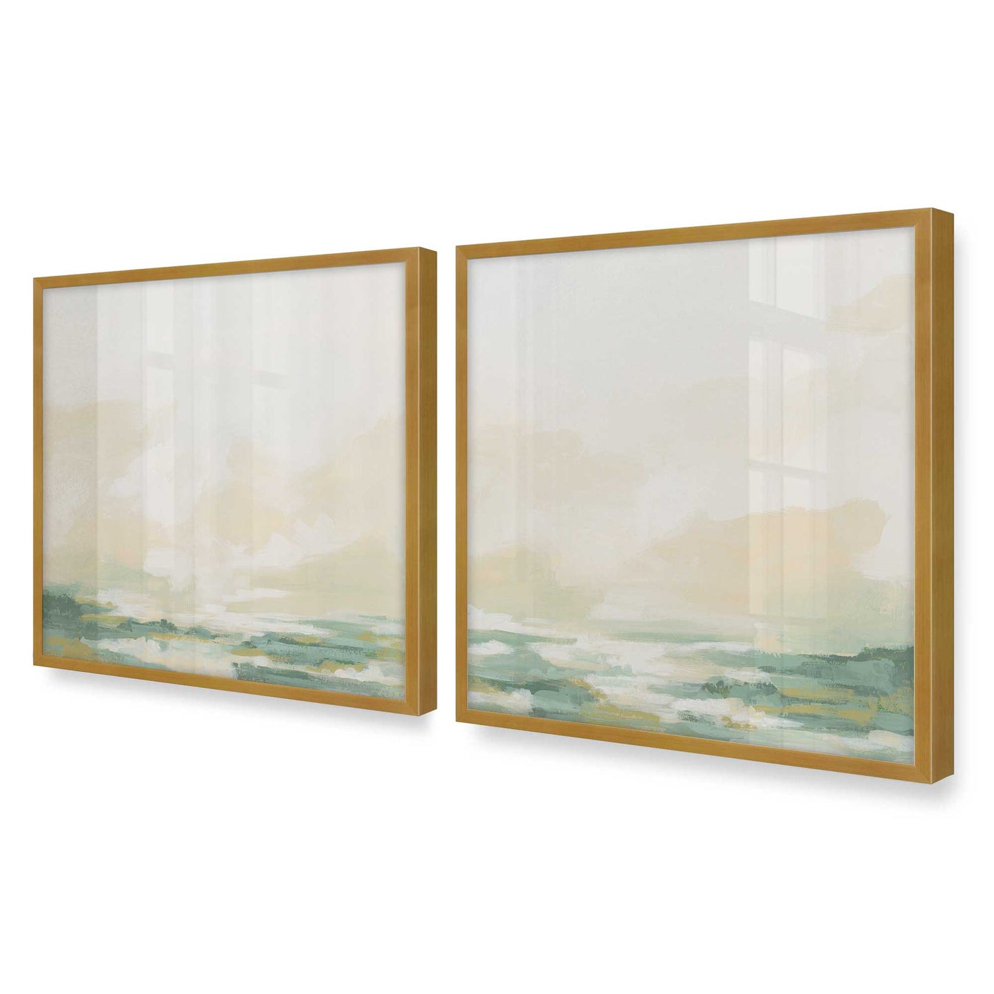 [Color:Polished Gold], Picture of art in a Polished Gold frame of the corner