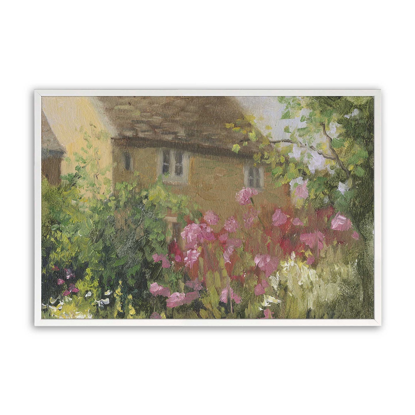 [Color:Opaque White], Picture of art in a Opaque White frame