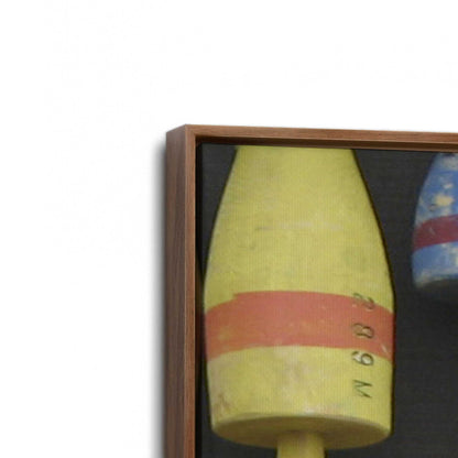 [Color:Walnut], Picture of art in a Walnut frame at an angle