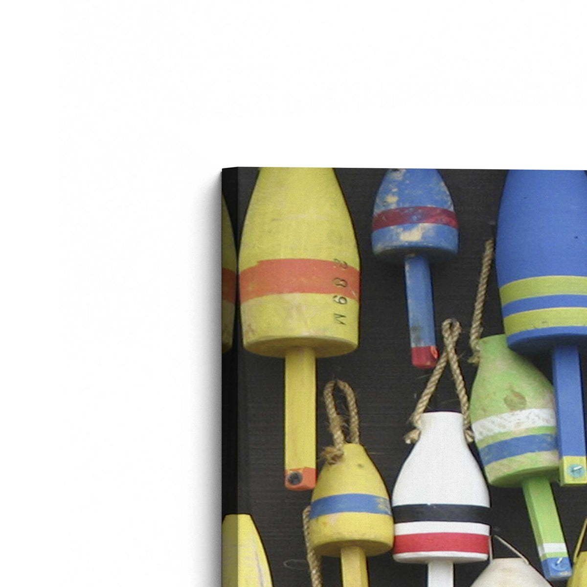 [Color:Stretched Canvas], Picture of the corner of the art
