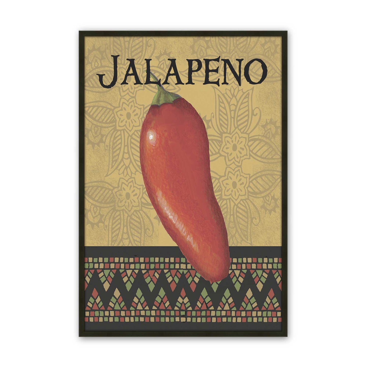 [Color:Satin Black], Picture of art in a Satin Black frame