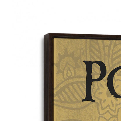 [Color:Espresso], Picture of art in a Espresso frame at an angle