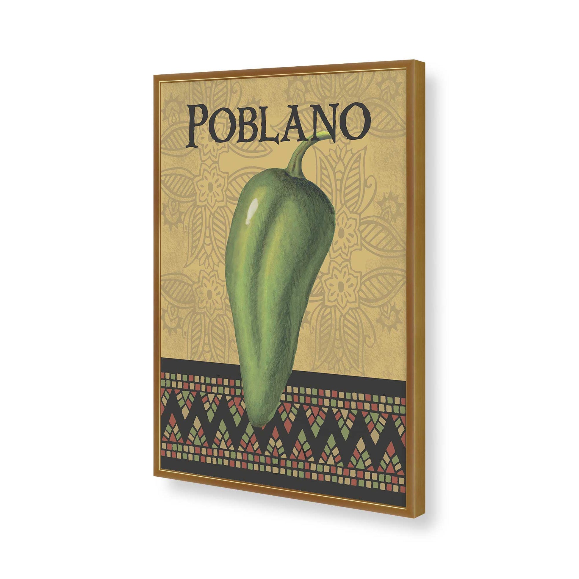 [Color:Polished Gold], Picture of art in a Polished Gold frame of the corner