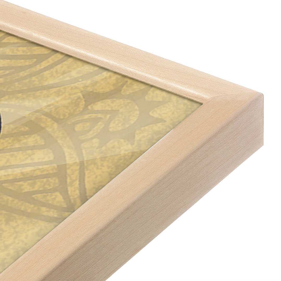 [Color:Raw Maple], Picture of art in a Raw Maple frame at an angle