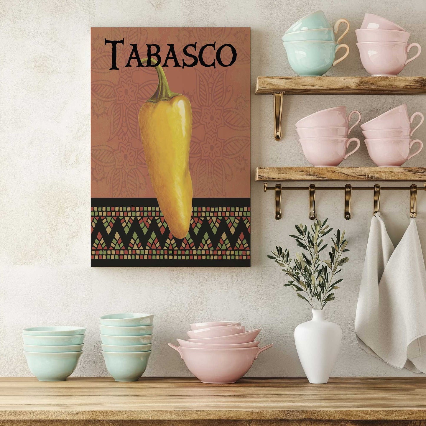 Picture of art in a room