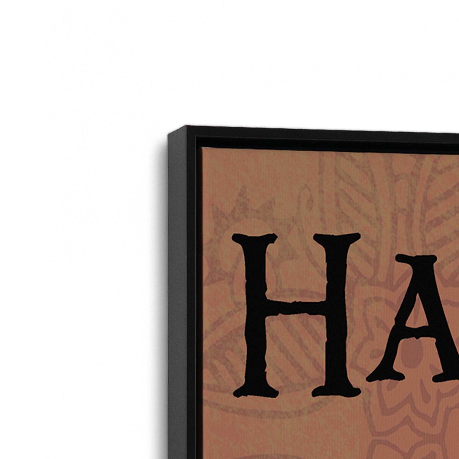 [Color:Satin Black], Picture of art in a Satin Black frame at an angle