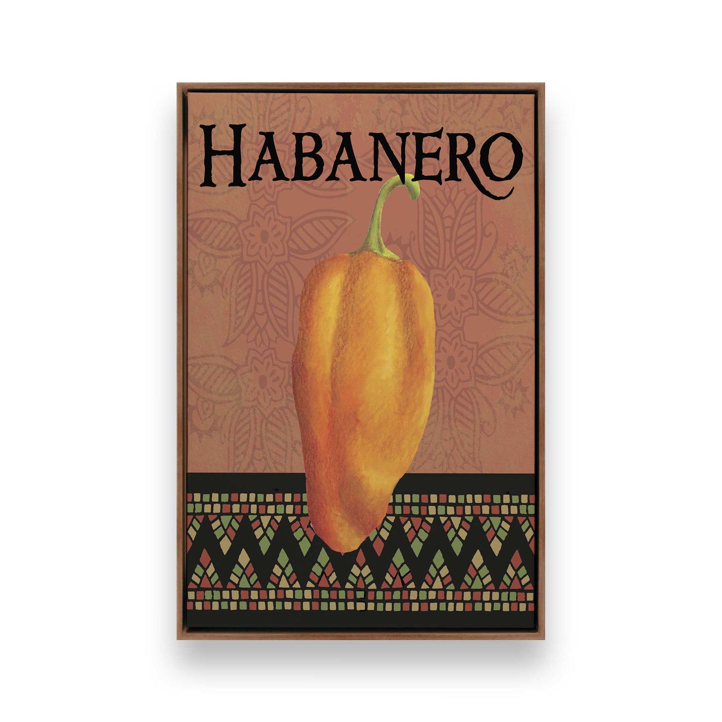 [Color:Walnut], Picture of art in a Walnut frame