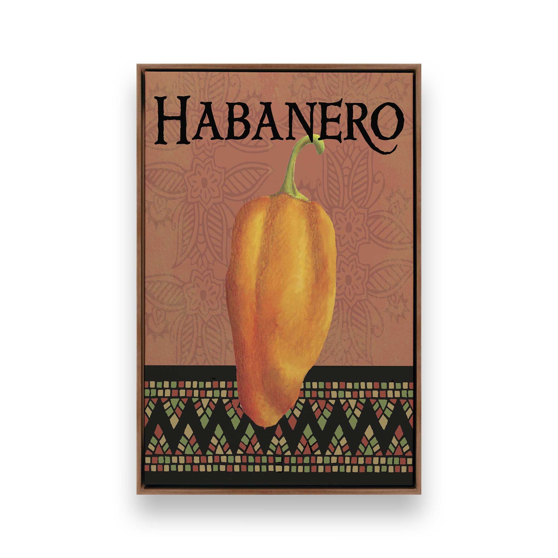 [Color:Walnut], Picture of art in a Walnut frame