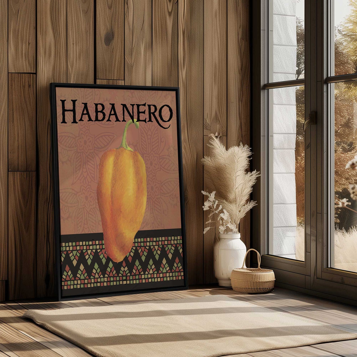 Picture of art in a room