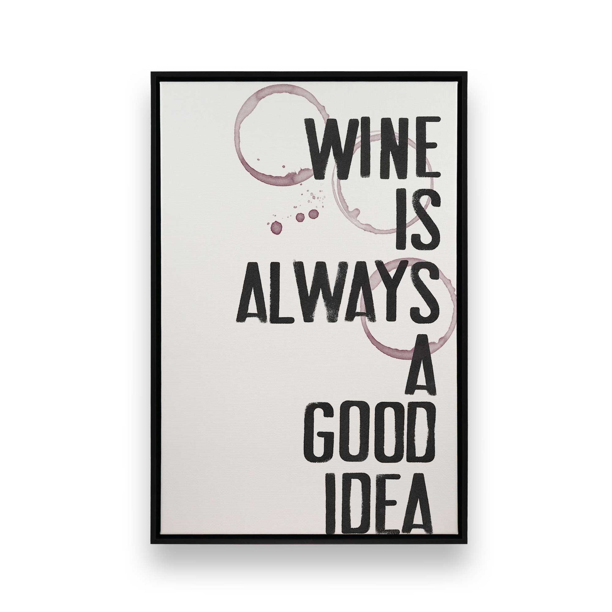 [Color:Satin Black], Picture of art in a Satin Black frame