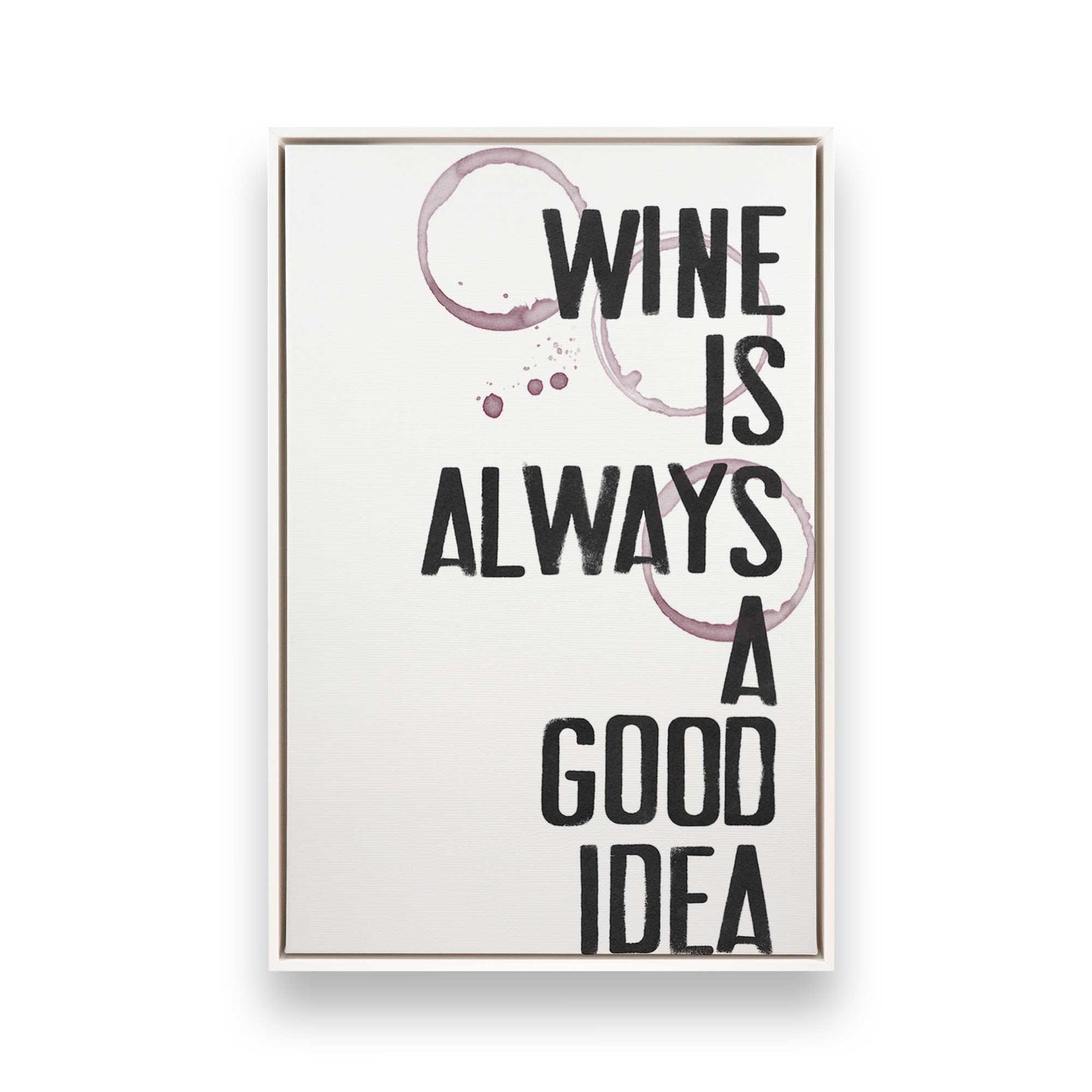 [Color:Opaque White], Picture of art in a White frame