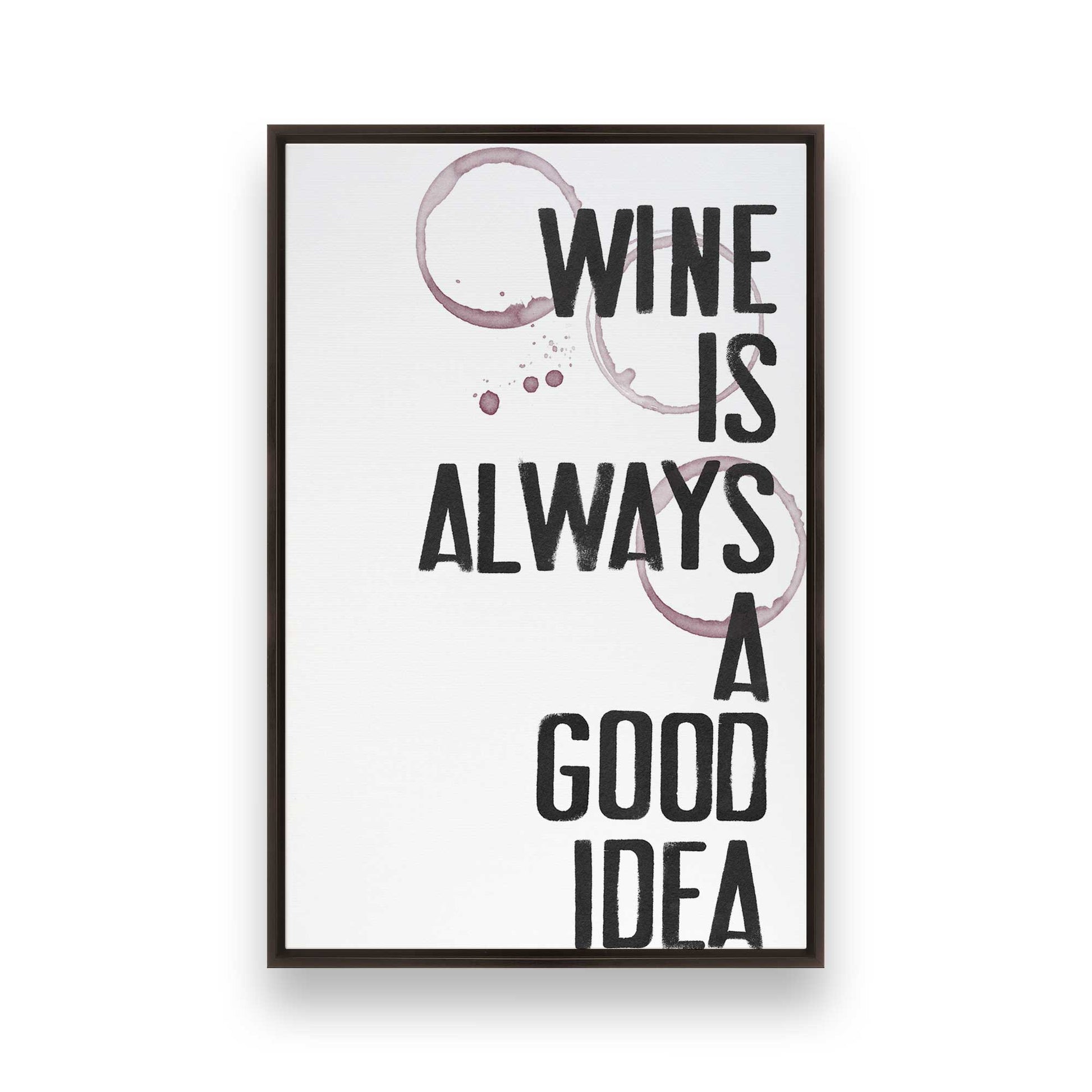 [Color:Espresso], Picture of art in a Espresso frame