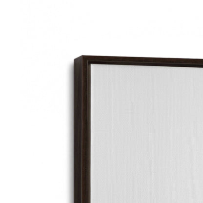 [Color:Espresso], Picture of art in a Espresso frame at an angle