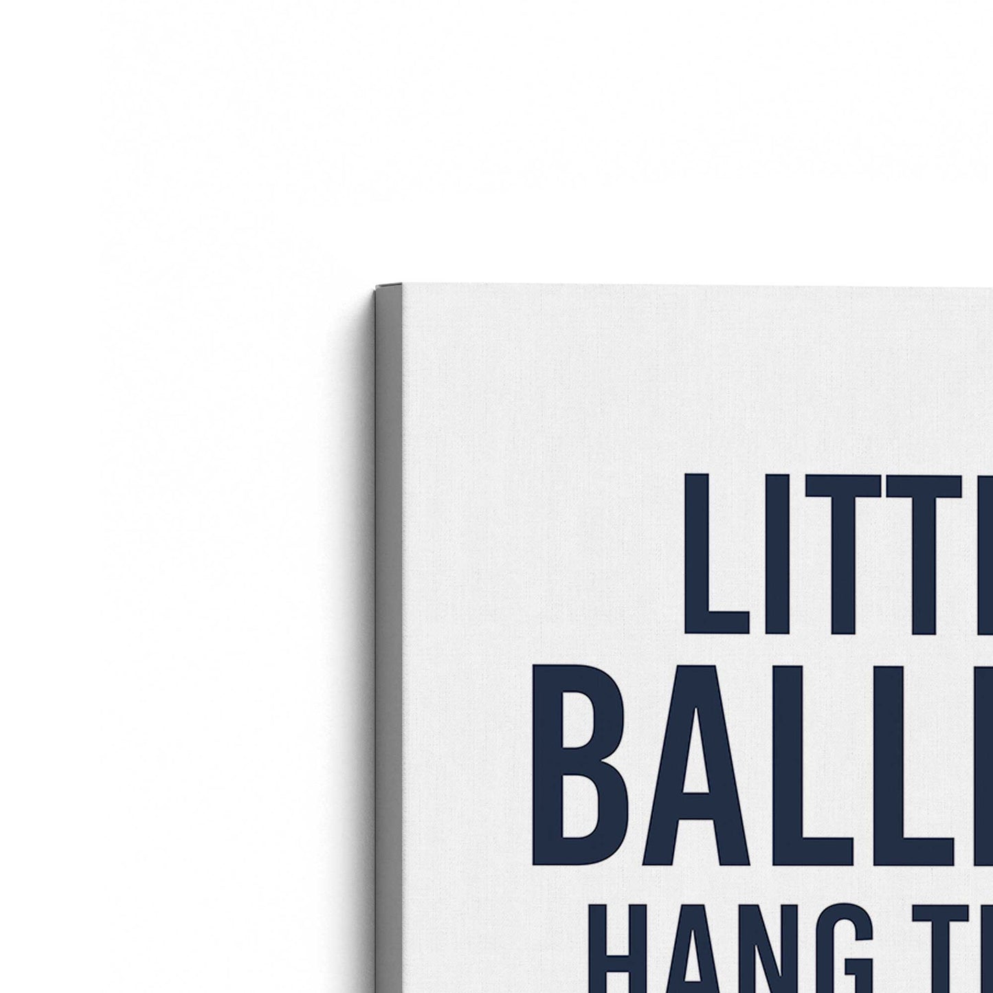 [Color:Stretched Canvas], Picture of the corner of the art