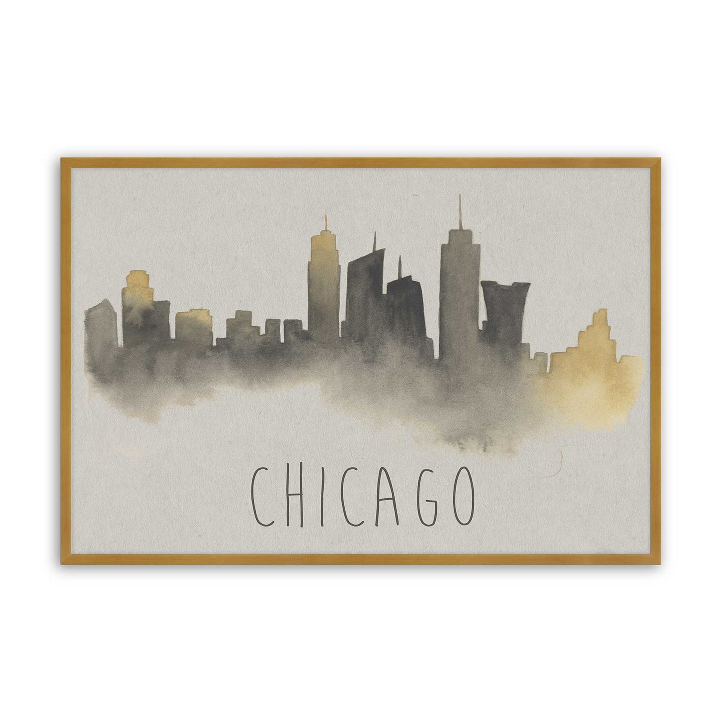 [Color:Polished Gold], Picture of art in a Polished Gold frame