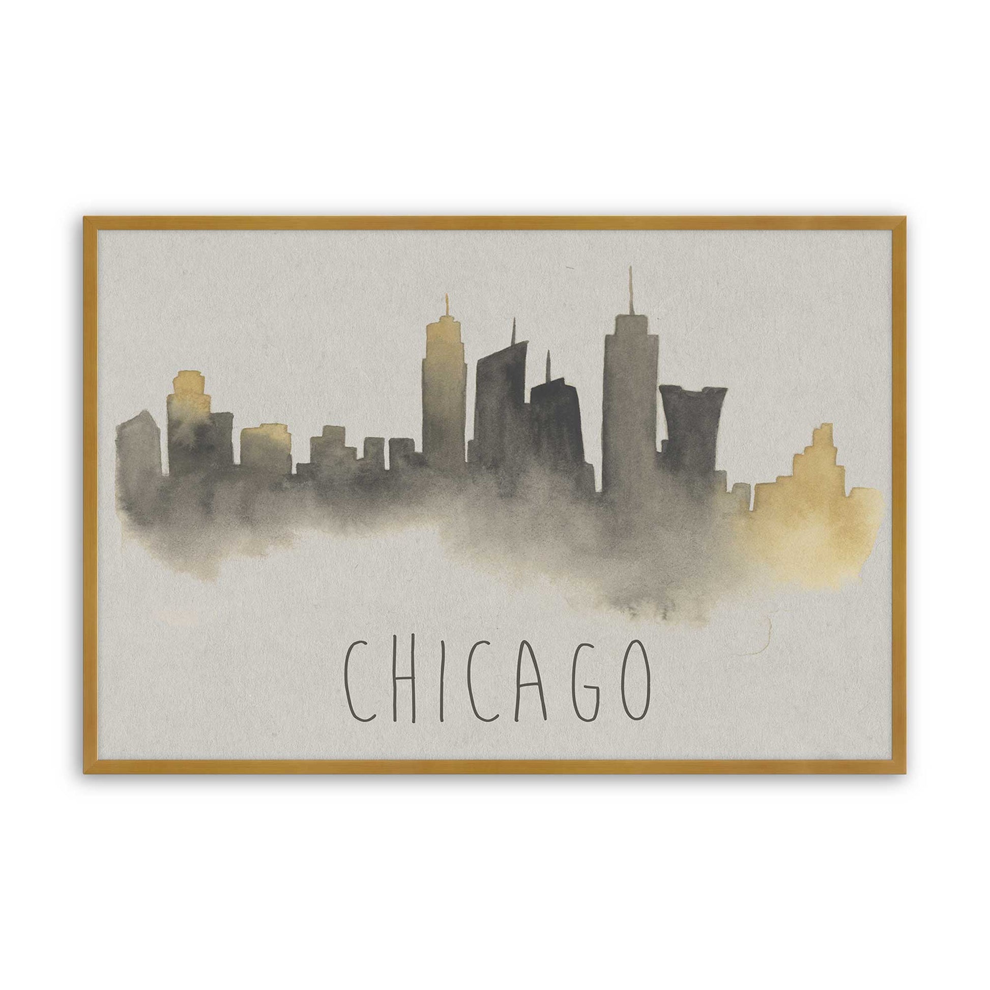 [Color:Polished Gold], Picture of art in a Polished Gold frame