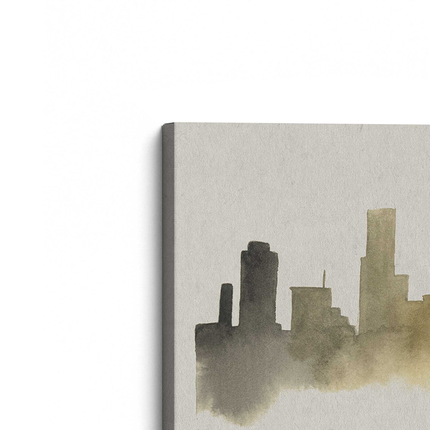 [Color:Stretched Canvas], Picture of the corner of the art